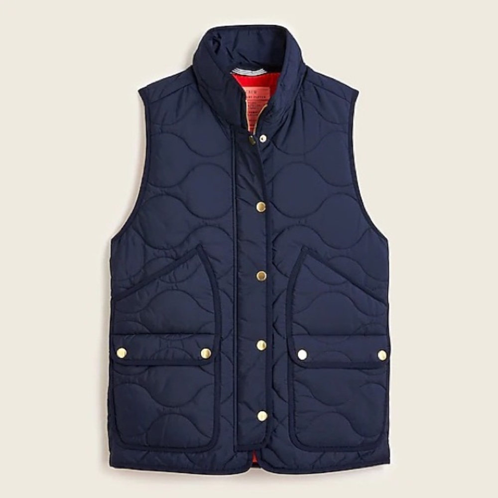 J Crew Quilted vest with PrimaLoft®